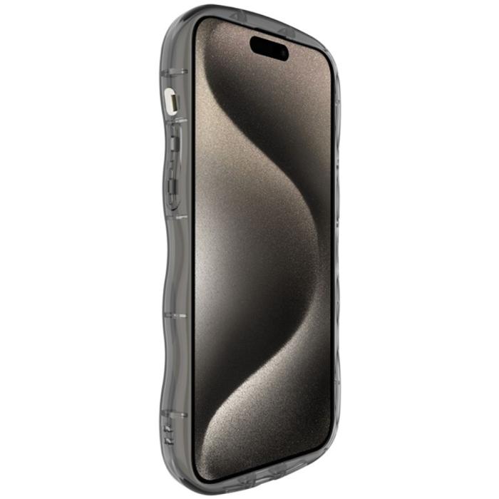 Bild 5, IMAK IMAK iPhone 15 Pro Max Skal TPU Tonad Svart - Teknikhallen.se