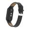  Xiaomi Smart Band 9/8 Armband Äkta Läder Litchi Svart - Teknikhallen.se