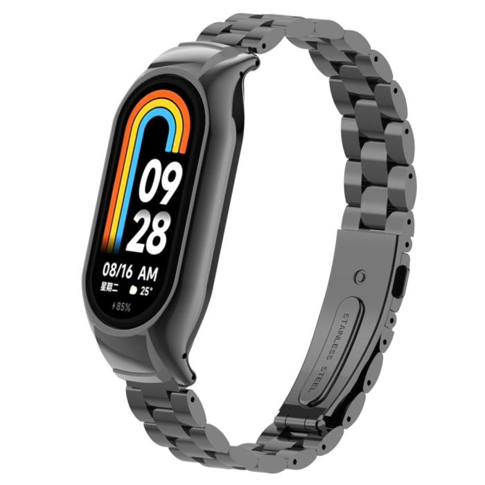 Bild 3,  Xiaomi Smart Band 8 Lyxigt Metallarmband Svart - Teknikhallen.se