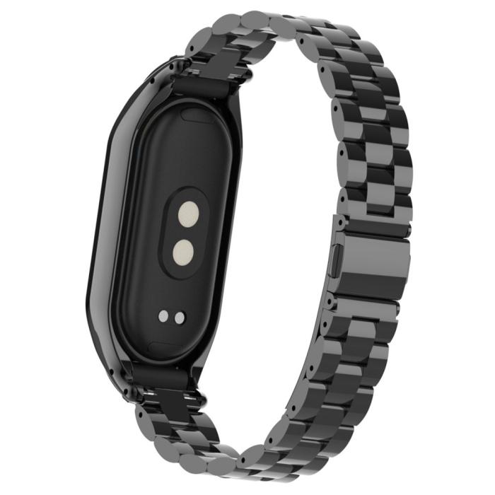 Bild 5,  Xiaomi Smart Band 8 Lyxigt Metallarmband Svart - Teknikhallen.se