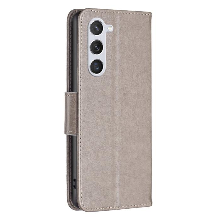 Bild 5,  Samsung Galaxy S24 Fodral Fjäril Grå - Teknikhallen.se