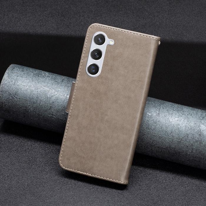 Bild 6,  Samsung Galaxy S24 Fodral Fjäril Grå - Teknikhallen.se