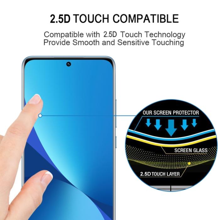 Bild 5,  Xiaomi 13 Pro 5G Skärmskydd 3D Heltäckande Härdat Glas - Teknikhallen.se