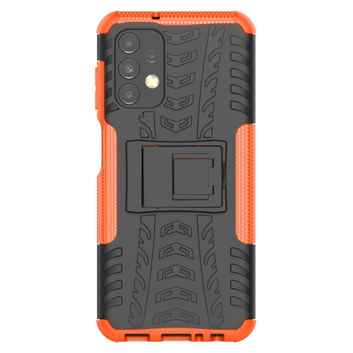 Bild 3,  Samsung Galaxy A13 4G Skal Ultimata Stöttåligt med Stöd Orange - Teknikhallen.se