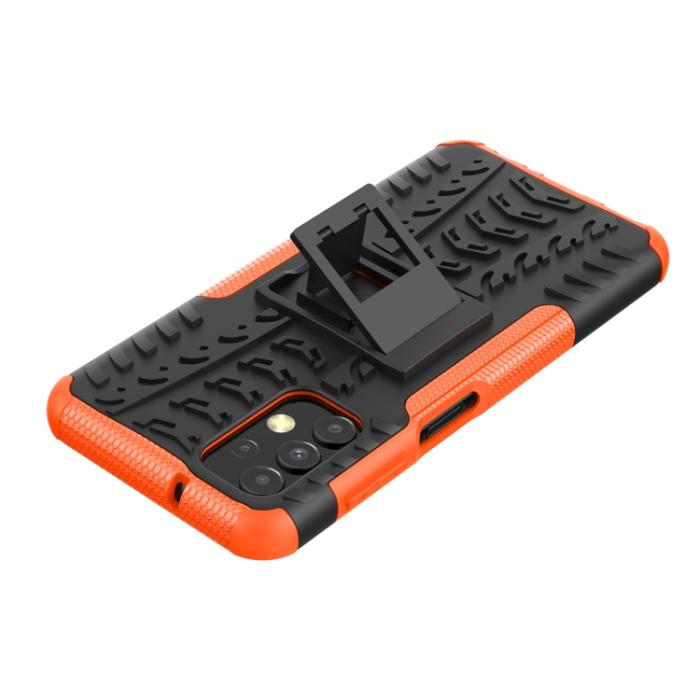 Bild 5,  Samsung Galaxy A13 4G Skal Ultimata Stöttåligt med Stöd Orange - Teknikhallen.se