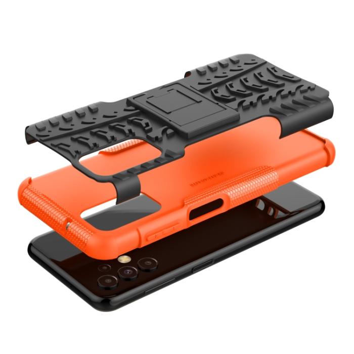 Bild 6,  Samsung Galaxy A13 4G Skal Ultimata Stöttåligt med Stöd Orange - Teknikhallen.se