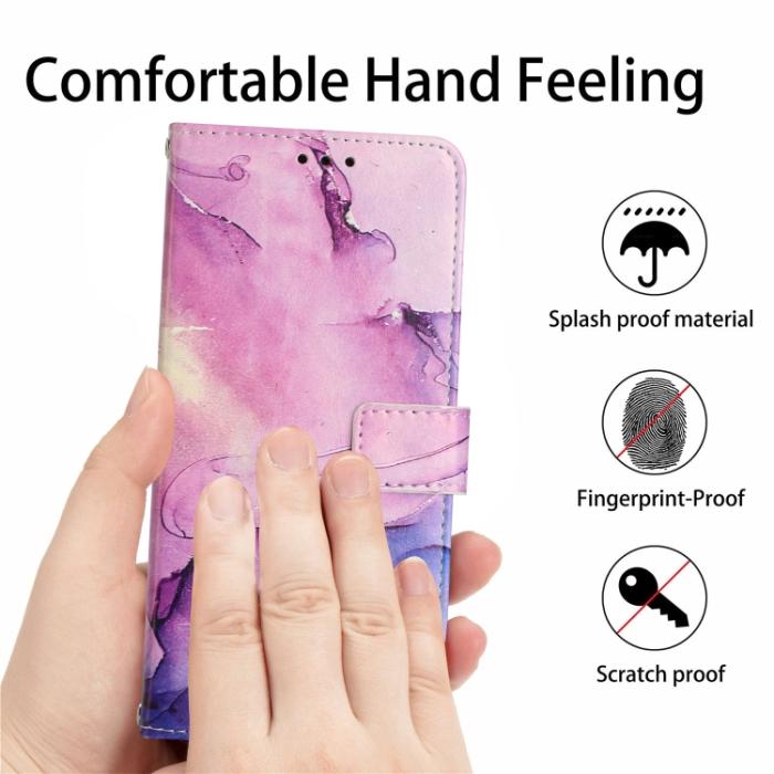Bild 4,  Motorola Moto G73 5G Fodral Marmor Lila - Teknikhallen.se