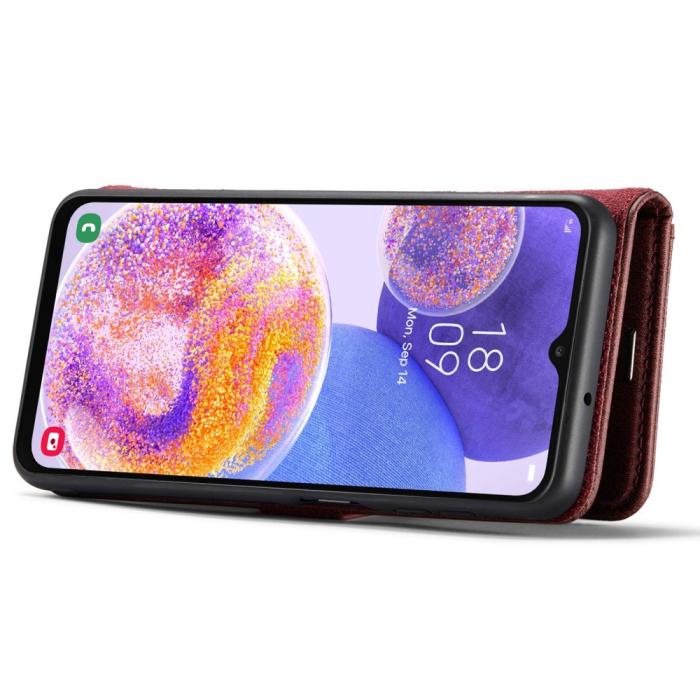 Bild 3, DG.MING DG.MING Samsung Galaxy A23 5G 2in1 Magnet Fodral / Skal Vinröd - Teknikhallen.se