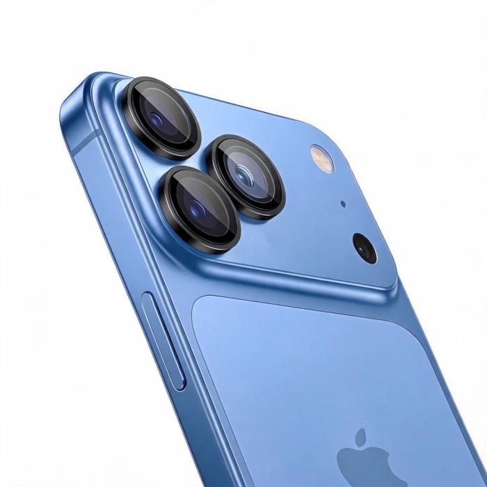 Bild 4, Tech-Protect Tech-Protect iPhone 18 Pro / 18 Pro Max Linsskydd Svart - Teknikhallen.se