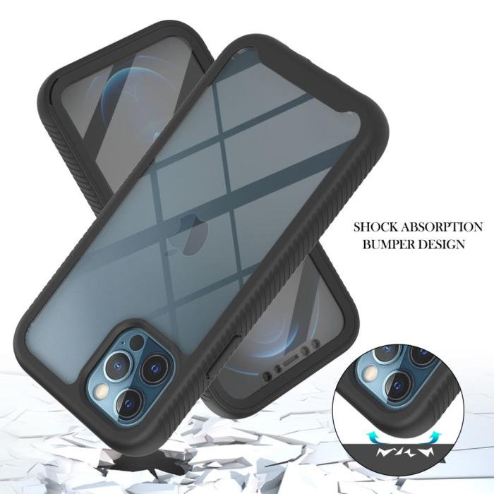 Bild 2,  iPhone 12 Pro Max Skal 360 Hybrid Defense Svart - Teknikhallen.se