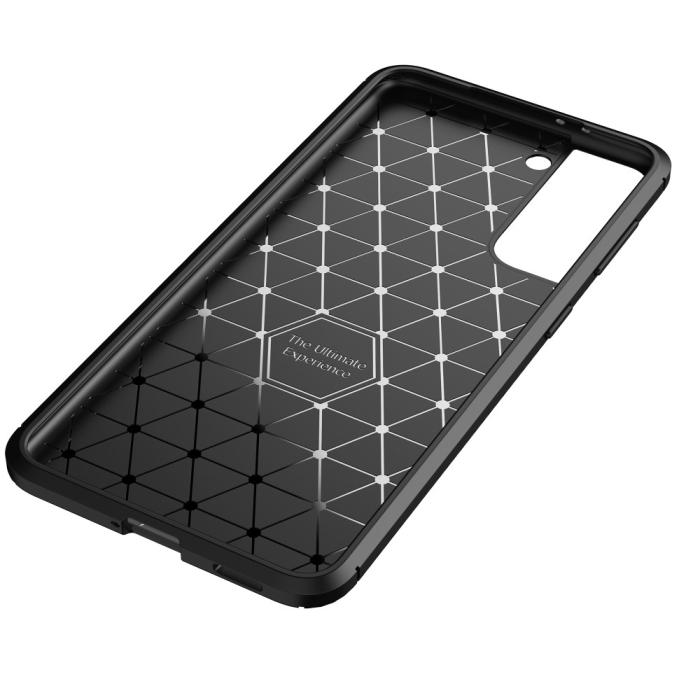 Bild 5,  Samsung Galaxy S21 - Kolfiber Textur Skal - Svart - Teknikhallen.se