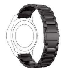  Lyxigt Metallarmband I Rostfritt St&aring;l - Svart (22 mm) - Teknikhallen.se