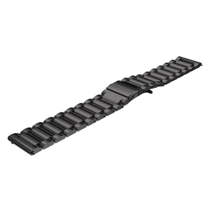 Bild 3,  Lyxigt Metallarmband I Rostfritt Stål - Svart (22 mm) - Teknikhallen.se