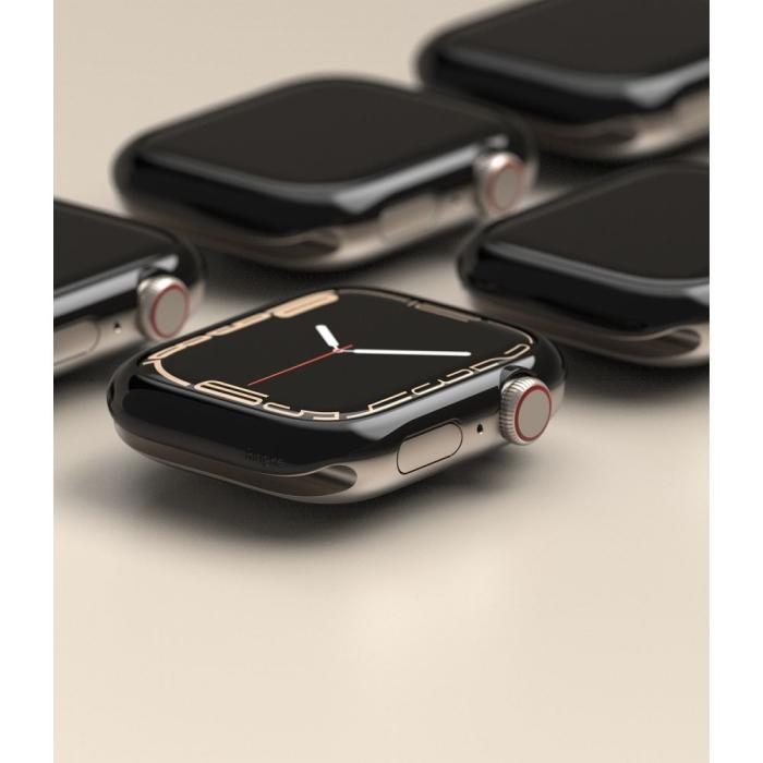 Bild 3, Ringke Ringke Apple Watch 7/8 45 mm Skal Bezel Styling Svart - Teknikhallen.se
