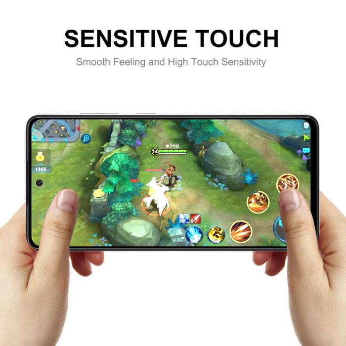 Bild 6, ENKAY ENKAY Samsung Galaxy A14 4G/5G Skärmskydd Heltäckande Härdat Glas - Teknikhallen.se