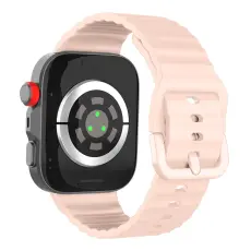 KALEBOL KALEBOL Huawei Watch Fit 4 Pro/4/3 Armband Wave Silikon Rosa - Teknikhallen.se
