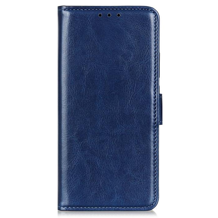 Bild 5,  Samsung Galaxy A16 / A26 5G Fodral Crazy Horse Läder Blå - Teknikhallen.se