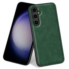  Samsung Galaxy S23 FE Skal Hybrid Retro L&auml;der Gr&ouml;n - Teknikhallen.se