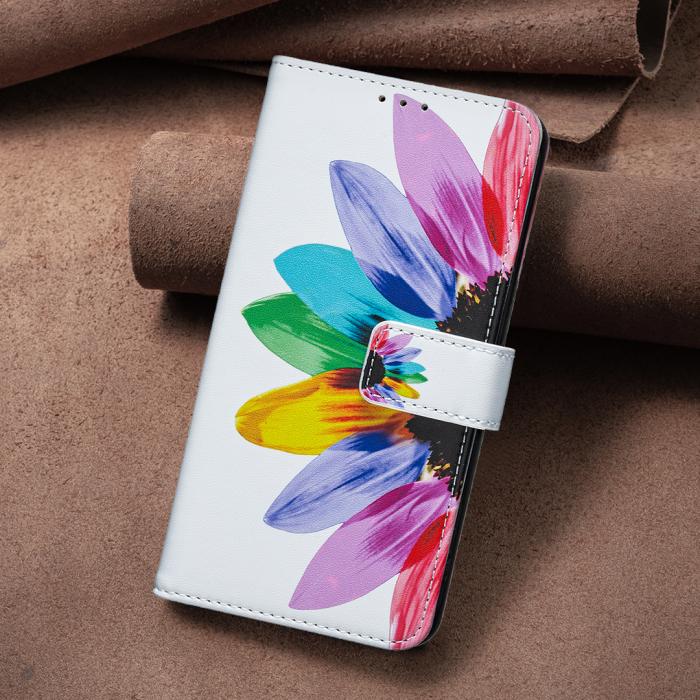 Bild 4,  Google Pixel 11/11 Pro Fodral Läder Med Tryck Blomma - Teknikhallen.se