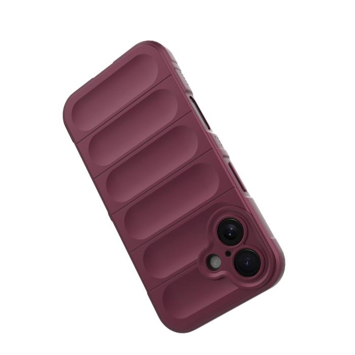 Bild 4,  iPhone 16 Plus Skal Magic Shield Vinröd - Teknikhallen.se
