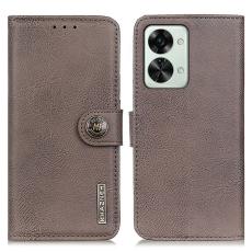KHAZNEH KHAZNEH OnePlus Nord 2T 5G Fodral L&auml;der Khaki - Teknikhallen.se