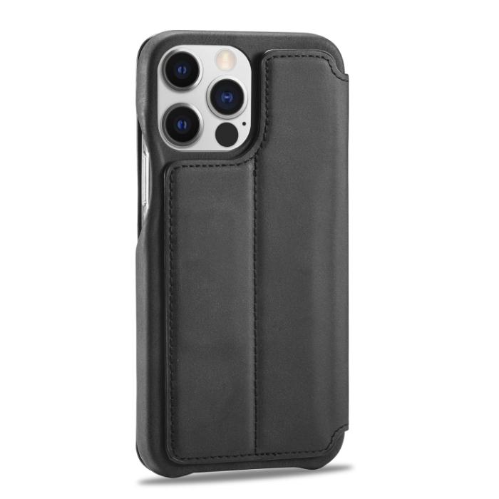 Bild 3, LC.IMEEKE LC.IMEEKE iPhone 14 Pro Fodral Slim Flip Svart - Teknikhallen.se