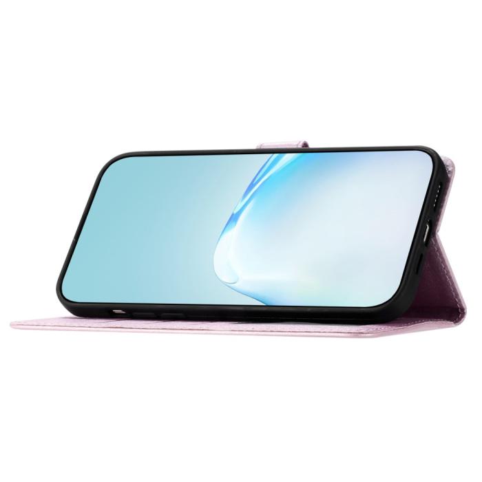 Bild 3,  iPhone 15 Plus Fodral Silk Textur Med Snodd Lila - Teknikhallen.se