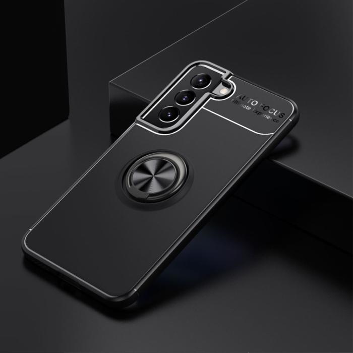 Bild 2,  Samsung Galaxy S22 Plus Skal Ring Svart - Teknikhallen.se
