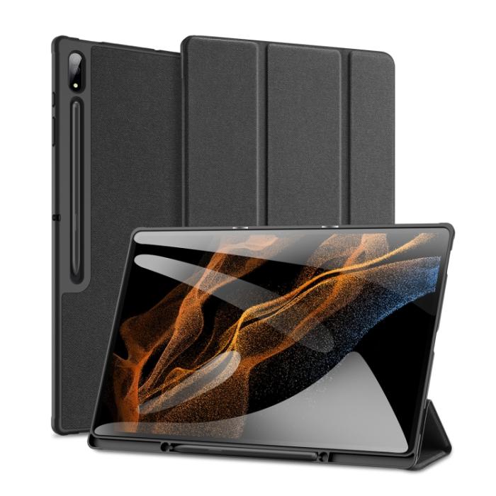 Bild 2, DUX DUCIS DUX DUCIS Galaxy Tab S8 Ultra Fodral DOMO Tri-Fold Svart - Teknikhallen.se
