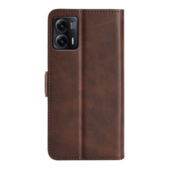 Bild 3,  Motorola Moto G73 5G Fodral Magnetisk Stängning Brun - Teknikhallen.se