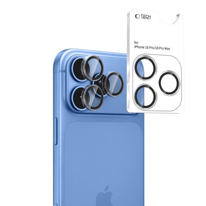 Bild 2, Tech-Protect Tech-Protect iPhone 18 Pro / 18 Pro Max Linsskydd - Teknikhallen.se