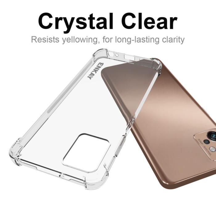Bild 5, ENKAY ENKAY Motorola Moto G32 Skal Shockproof Transparent - Teknikhallen.se