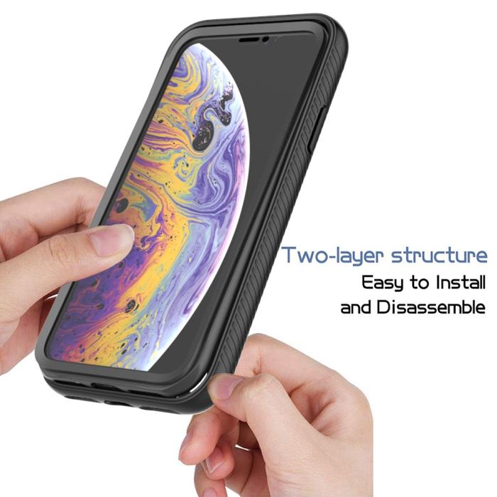 Bild 2,  iPhone X/Xs Skal 360 Hybrid Defense Svart - Teknikhallen.se