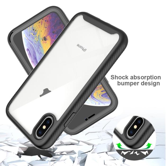 Bild 3,  iPhone X/Xs Skal 360 Hybrid Defense Svart - Teknikhallen.se