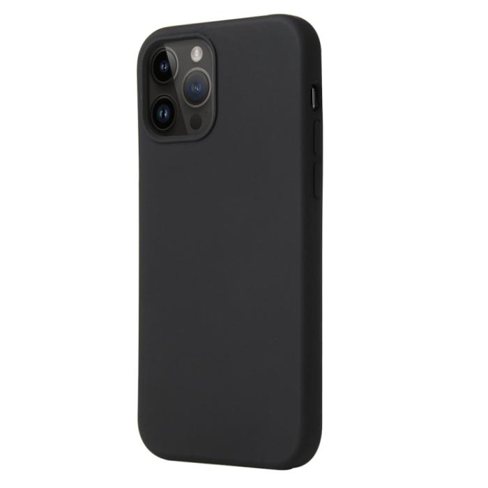 Bild 2,  iPhone 15 Pro Skal Liquid Silikon Svart - Teknikhallen.se