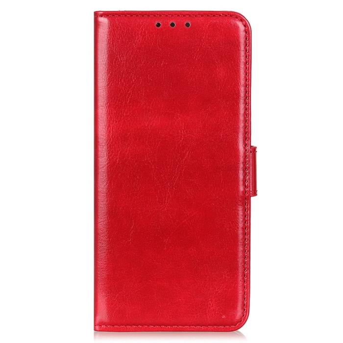 Bild 2,  Samsung Galaxy A03 Fodral Crazy Horse Röd - Teknikhallen.se