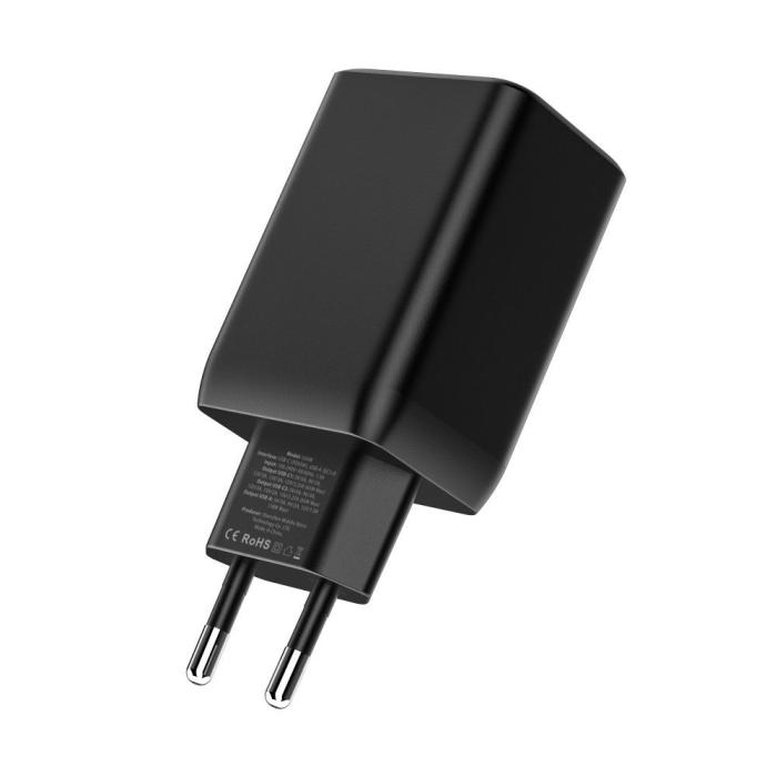 Bild 5, Tech-Protect Tech-Protect 65W PD/QC Väggladdare 2x USB-C 1x USB-A Svart - Teknikhallen.se