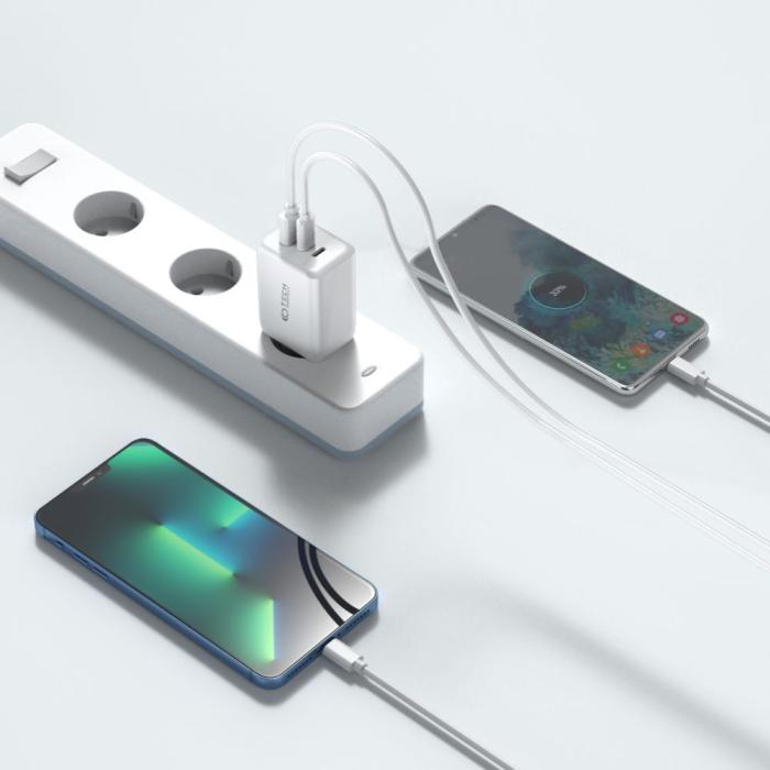 Bild 6, Tech-Protect Tech-Protect 65W PD/QC Väggladdare 2x USB-C 1x USB-A Svart - Teknikhallen.se