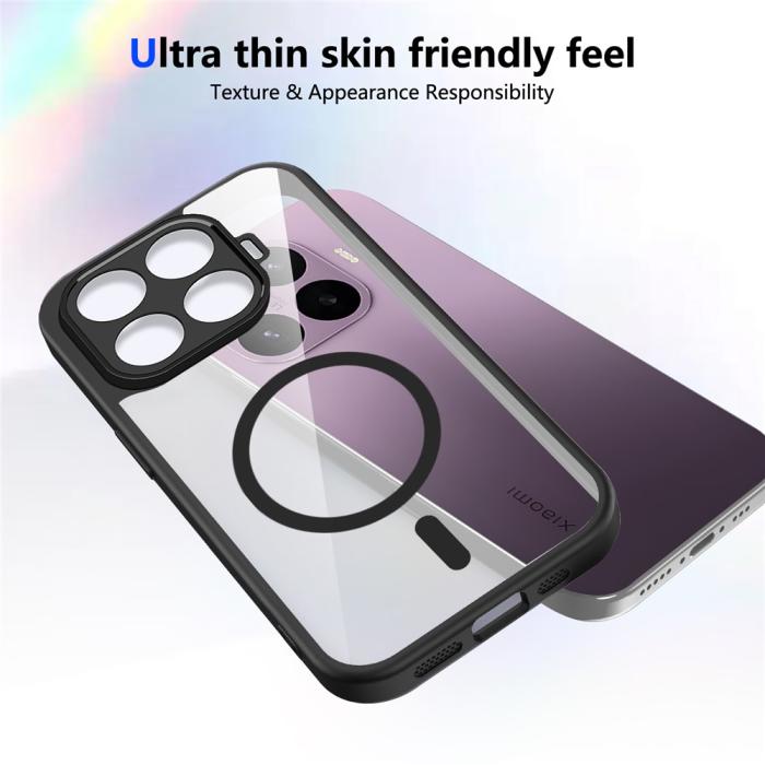 Bild 2,  Xiaomi 17T Pro Skal Magsafe Svart/Transparent - Teknikhallen.se