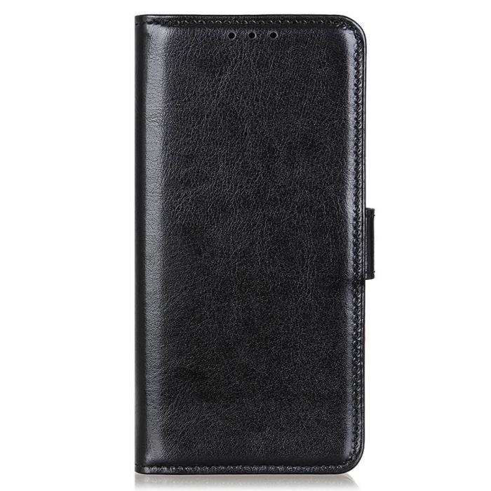Bild 6,  Samsung Galaxy S23 Plus Fodral Crazy Horse Läder Svart - Teknikhallen.se