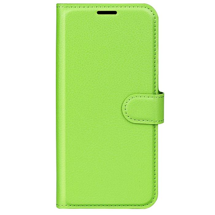 Bild 5,  Samsung Galaxy A35 5G Fodral Läder Litchi Grön - Teknikhallen.se