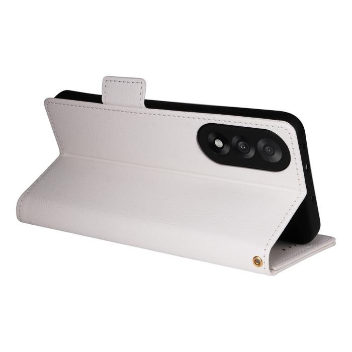 Bild 4,  OnePlus Nord 5 5G Fodral Litchi Läder Vit - Teknikhallen.se