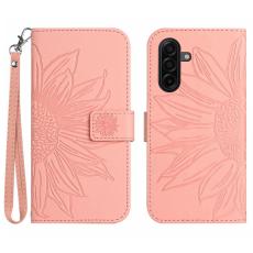  Samsung Galaxy A57 5G Fodral Solros Tryck Rosa - Teknikhallen.se
