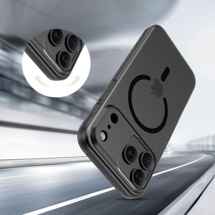Bild 6, Tech-Protect Tech-Protect iPhone 17 Pro Max Skal MagSafe MagSlim Matt Svart - Teknikhallen.se