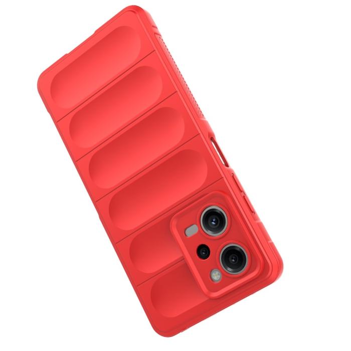 Bild 2,  Xiaomi Redmi Note 12 Pro 5G Skal Magic Shield Röd - Teknikhallen.se