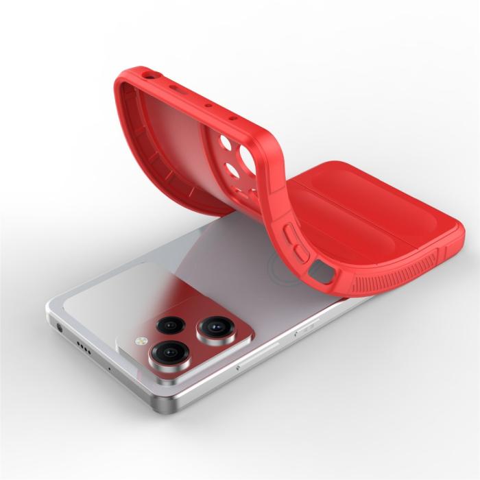 Bild 4,  Xiaomi Redmi Note 12 Pro 5G Skal Magic Shield Röd - Teknikhallen.se