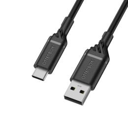 OtterBox OtterBox Standard 1m USB-C - USB-A Kabel Svart - Teknikhallen.se
