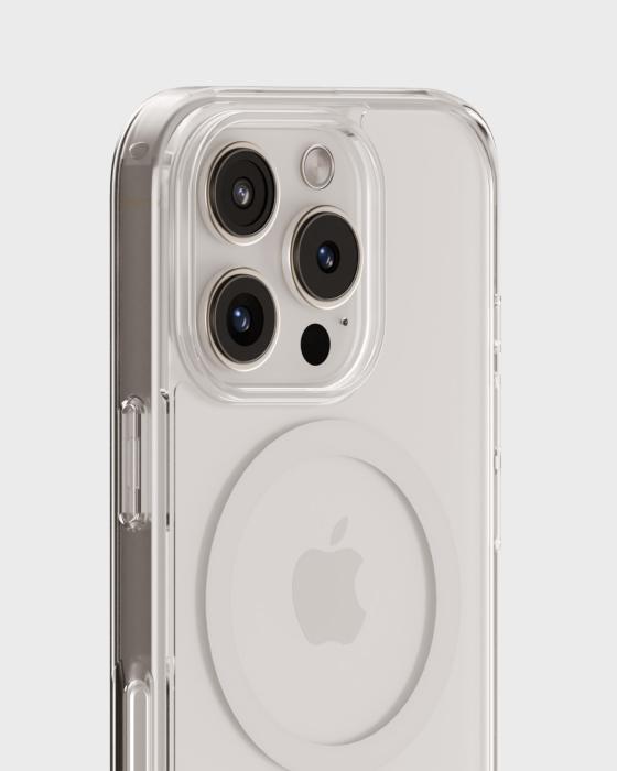 Bild 4, holdit holdit iPhone 16 Pro Mobilskal MagSafe Vit/Transparent - Teknikhallen.se