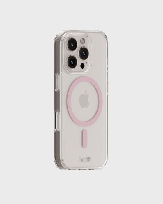Bild 2, holdit holdit iPhone 16 Pro Max Mobilskal MagSafe Rosa/Transparent - Teknikhallen.se