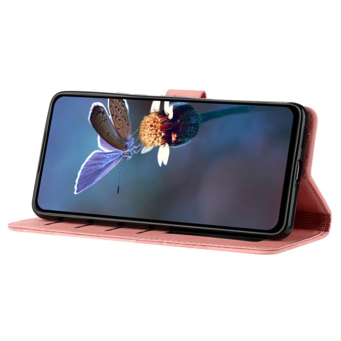 Bild 2,  Samsung Galaxy S24 Ultra Fodral Blommigt Tryck Rosa - Teknikhallen.se
